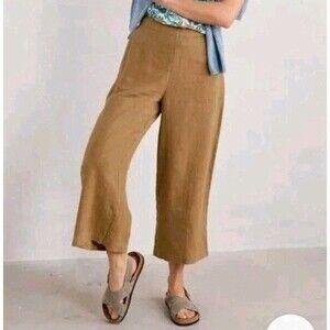 Seasalt Cornwall Merrivale Culottes Women’s Size 10 Wide Leg Crop Pants Cotton